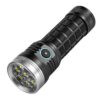 Aluminium Ring 8 Holes Straight Flashlight Outdoor Camping Flashlight, W5185