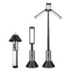 Retractable Camping Lantern Rechargeable Flashlight 25.2-51.8cm Adjustable Height