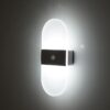 Magnetic Acrylic Smart Induction Night Light Rechargeable Wall Lamp Bedroom Bedside Lamp, White Arc White Light, White Arc Warm Light, Black Arc White Light, Black Arc Warm Light, White Rectangular White Light, White Rectangular Warm Light...