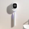 CKPA Rechargeable UV Toothbrush Sterilizer and Holder with Smart Display, No-Drill Adhesive Mount for Electric Toothbrushes