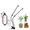 Clip-On Plant Grow Light Full Spectrum Plant Lights With Remote Control, 2 Head, 3 Head, 4 Head
