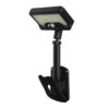 Solar Intelligent Motion Sensor Clip-On Light Outdoor Courtyard & Lawn Lamp, White Light, Warm Light, Three-Color Light Black, Three-Color Light White