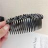 Sparkly Hair Clip Slide Comb for Bangs and Flyaways Shiny Hair Finisher for Forehead, Sides, and Back of Head