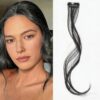 Dragon Beard Bangs Hair Extensions Clip in Long Wispy Bangs for Women Side Fringe Hairpieces for Daily Wear DIY Hair Styling, 25cm, 35cm