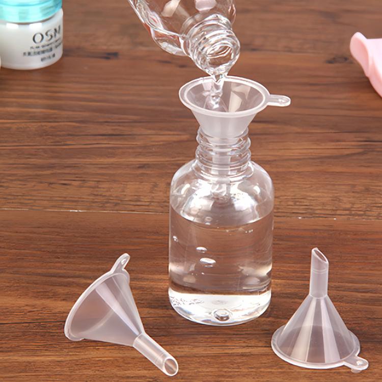 20pcs Mini Funnels For Small Bottles Clear Plastic Tiny Funnel For Filling Essential Oils, Perfume, Travel Toiletries, And Cosmetics,