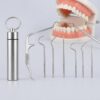 7-Piece Stainless Steel Toothpick Set Reusable Dental Pick Kit With Portable Metal Case Deep Teeth Cleaning Tool For Oral Hygiene