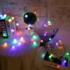 20 LEDs Solar Powered Pine Cone Outdoor Energy Saving Holiday Wedding Decoration String Light Garden Landscape Lamp