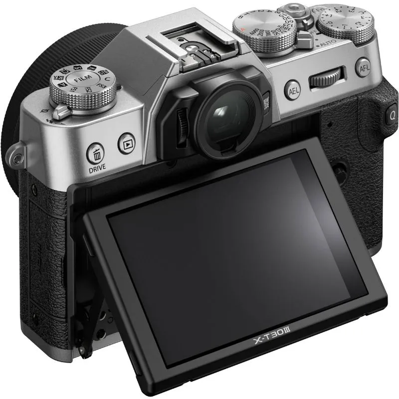 FUJIFILM X-T30 III Mirrorless Camera with 13-33mm f/3.5-6.3 Lens (Silver)