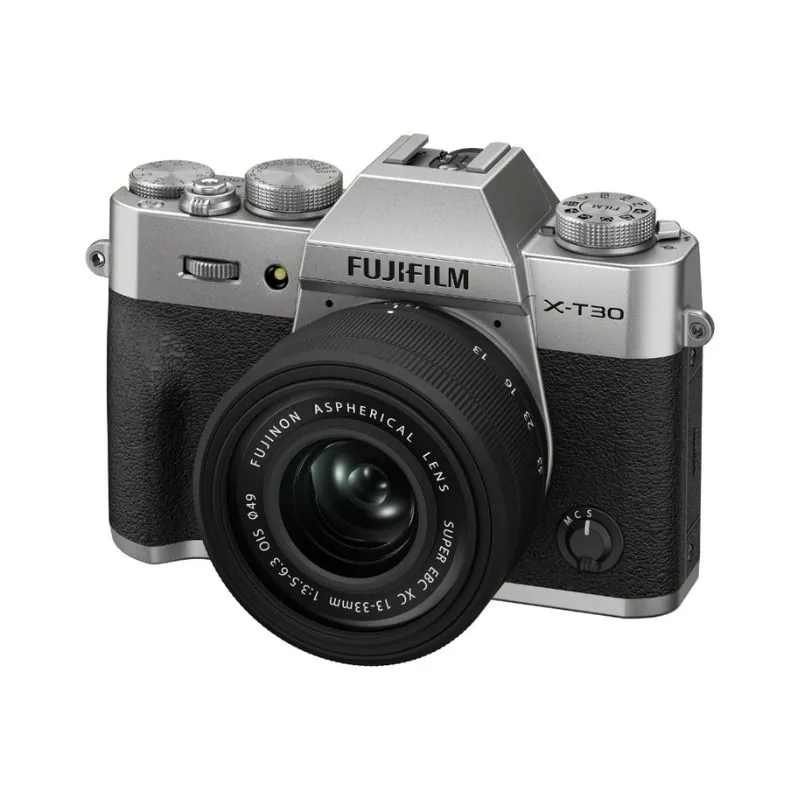 FUJIFILM X-T30 III Mirrorless Camera with 13-33mm f/3.5-6.3 Lens (Silver)