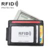 KB80 Antimagnetic RFID Crazy Horse Texture Oil Wax Leather Card Holder Wallet Billfold for Men and Women