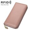906 Antimagnetic RFID Litchi Texture Women Large Capacity Hand Wallet Purse Phone Bag with Card Slots