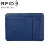 KB37 Antimagnetic RFID Litchi Texture Leather Card Holder Wallet Billfold for Men and Women