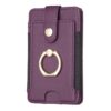 BFK03 Metal Ring Card Bag Mobile Phone Back Sticker