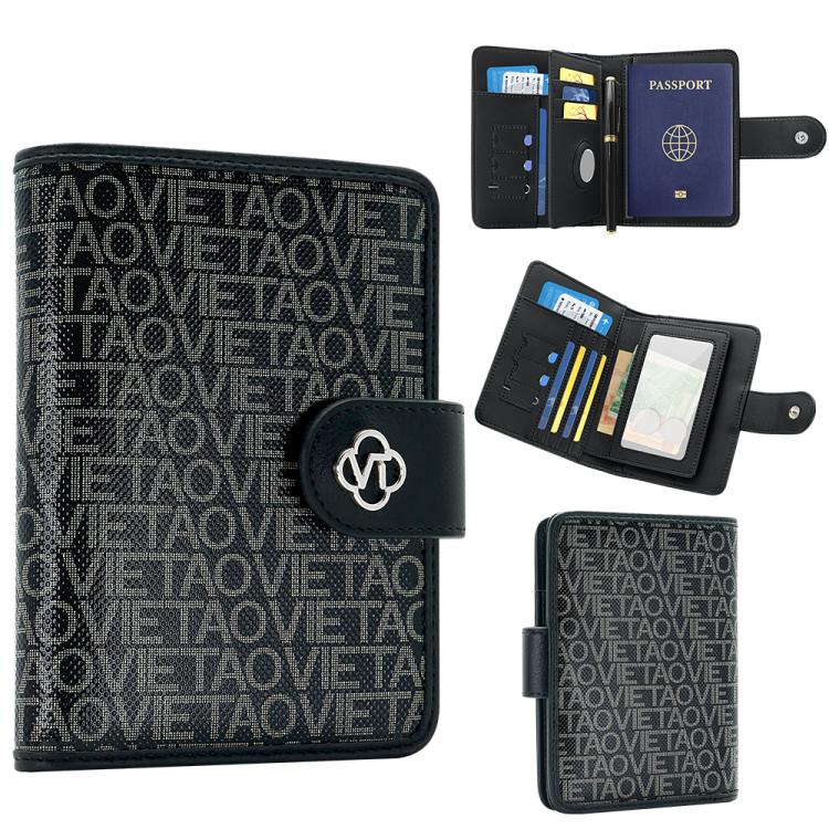 VIETAO VT-ZP-240 Multifunctional Leather Passport Card Holder