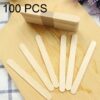 100 PCS 15cm Wooden Spatulas Wipe Wax Tools Ice-cream Bar Sticks