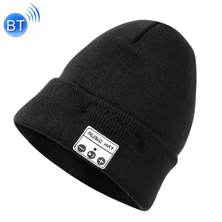Bluetooth Warm Knit Hat, Supports Phone Answering & Bluetooth Photo Taking & Music Playing