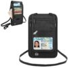 HAWEEL Neck Passport Wallet Bag Document Organizer Credit Cards Case Bag, Neck Pouch