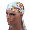 b-2 High Elastic Printing Long-tailed Pirate Hat Headkerchief Chemotherapy Cap