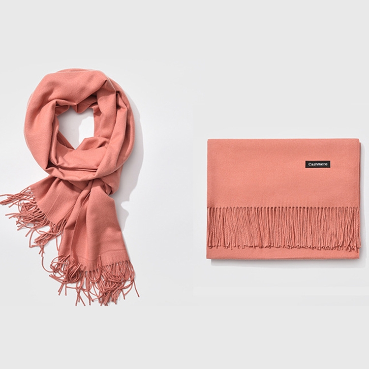 Autumn and Winter Season Classic Solid Color Imitation Cashmere Scarf, Size: 60 * 200cm, Red, Dark Pink, Light Pink, Baby Blue, Dark Dreen, Light Grey, Wind Red, Dark Grey, Light Khaki, Yellow, Dark Khaki, Light Magenta, Orange, Light Purple, Pink...