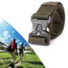 ENNIU 4.3cm Wide Outdoor Casual Nylon Belt Adjustable Multifunction Training Belts for Men, Army Green, Black, Brown, Urban camouflage, Desert camouflage, Jungle camouflage, CP camouflage