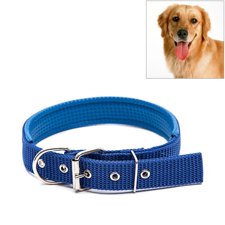 Foam Cotton  Polyester Pet Collars Pet Neck Strap Dog Neckband Cats Dogs Collars, 1.5cm x 39cm, 1.5cm x 39cm Blue