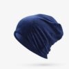 Unisex Autumn and Winter Velvet Hooded Cap Simple Ear Protection Cap, 55-60cm
