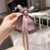 Women Bee Bow-knot Bow Tie Long Ribbon Brooch Clothing Accessory