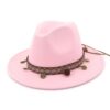Women Jazz Caps Bohemia Style Woolen Hats for Spring Summer Beach