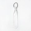 Solid Color Casual Rubber Band Lazy Tie for Children, White, Black, Orange, Wine red, Pink, Blue, Rose Red, Fluorescent Green, Dark Grey, Navy Blue, Dark Purple, Red, Champagne, Silver, Purple, Yellow, Light Navy, ArmyGreen, Lake Blue, Light Champagne...