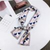 Women Double-sided Flat-length Scarf, Size: 98 x 9cm