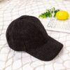 Detachable Wig Special Hat Striped Velvet Peaked Cap Wig Cap For 8261E, Black, Gray, Brown, Milky White