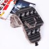 Fawn Pattern Cold Protection Warm Bomber Hats Flight Hats