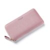 Women Long Clutch Wallet Large Capacity Wallets Female Purse Phone Pocket Card Holder, Pink, Gray, Blue, Green, Wine Red, Black