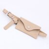 PU Leather Belt for Women, with Removable Mini Phone Bag, 105 x 2.4cm