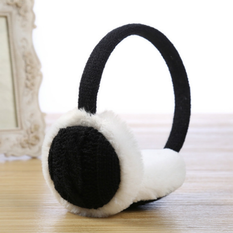 Autumn and Winter Ladies Wild Rabbit Fur Warm Earmuffs, One Size