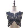 Butterfly Shape Embroidery Corsage Lace Collar DIY Clothing Accessories, Size: About 42 x 38cm