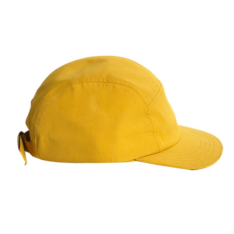 Short Brim Hat Solid Color Skateboard Flat Brim Five-Piece Hat, One Size