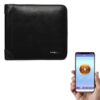 Men Leather Business Wallet Smart Anti-Lost Anti-Theft Wallet, Smart