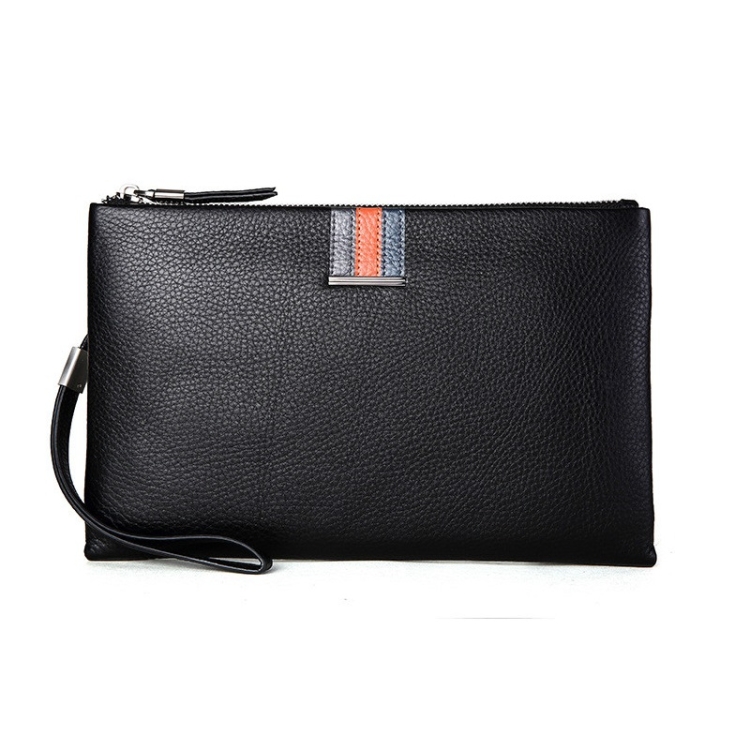 Men Leather Casual Clutch Leather Smart Anti-Theft & Anti-Lost Coin Purse, Large, Small