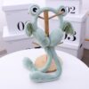 RN1081 Little Frog Ears Can Move Earmuffs Winter Children Press Airbag Earmuffs Ear Warmer, Free Size