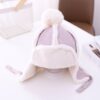 MZ9967 Children Hat Autumn and Winter Thickening Plus Velvet Warm and Windproof Flight Cap Ear Protection Cap, One Size