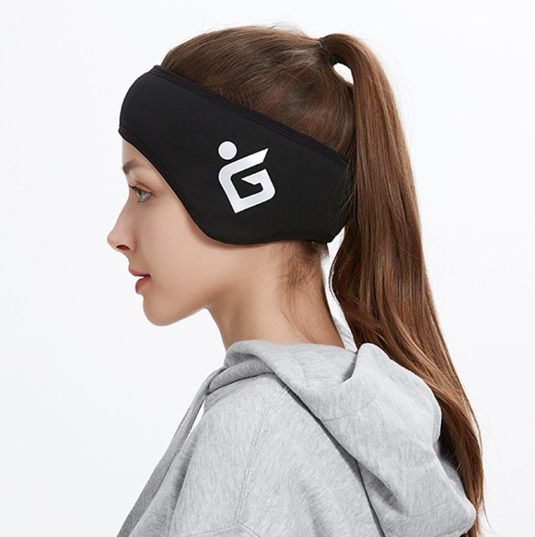 Plus Velvet Autumn Ladies Outdoor Luminous Warm Earmuffs Forehead Protection Cold Ear Cover, Free Size