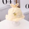MZ9828 Star Grass Pattern Newborn Basin Hat Baby Cotton Hat Fisherman Hat, Around 42cm