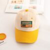 C0465 Letter Embroidery Pattern Spring Thin Children Baseball Cap Peak Cap Sunscreen Hat, 48-52cm