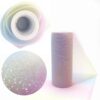 Glitter Rainbow Net Yarn Roll for Photo Background / Desktop Decoration / Skirt, Length: 9m, Width: 15cm, ABK1 Pink Yellow Blue Gradient Glitter, ABK2 Red Purple Blue Gradient Glitter, ABK3 Rainbow Gradient Glitter, ABK4 Blue Purple Gradient Glitter...