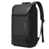 BANGE Men Anti-Theft Backpack Waterproof Large-Capacity Backpack Computer Bag, Black, Gray
