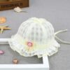 MZ5922 Lace Flower Princess Hat Summer Thin Baby Hat Sun Protection Hat, 46cm