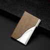 Male And Female Business Large-Capacity Stainless Steel Business Card Case, Oracle Black, Oracle Blue, Oracle Bronze, Oracle Rose, Oracle White, Oracle Gray, Litchi Black, Litchi Purple, Litchi Orange, Litchi Red, Lychee Coffee, Litchi Blue
