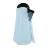Summer Ice Silk Sunshade Outdoor Hat Curtain Ladies Anti-UV Riding Shawl Headscarf, XTJ49 Crystal Blue, XTJ49 Cherry Pink, XTJ49 Space Ash, XTJ49 Technology Black, XXTJ49 Lavender Purple