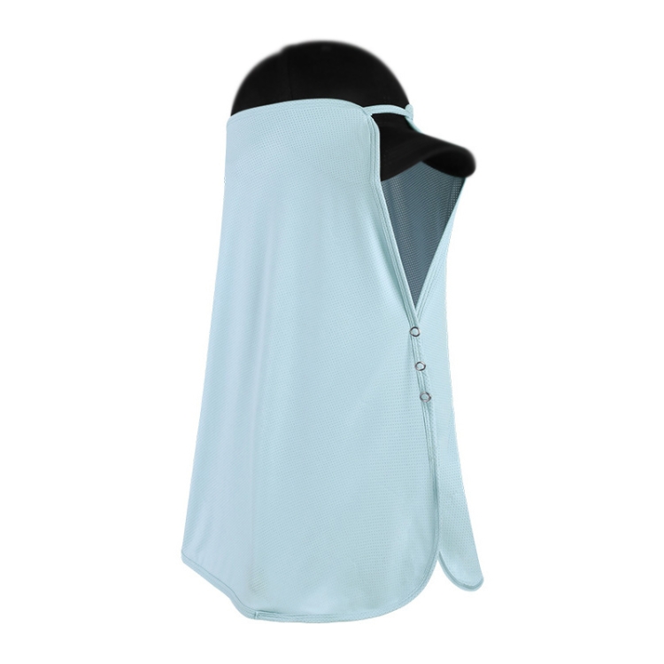 Summer Ice Silk Sunshade Outdoor Hat Curtain Ladies Anti-UV Riding Shawl Headscarf, XTJ49 Crystal Blue, XTJ49 Cherry Pink, XTJ49 Space Ash, XTJ49 Technology Black, XXTJ49 Lavender Purple